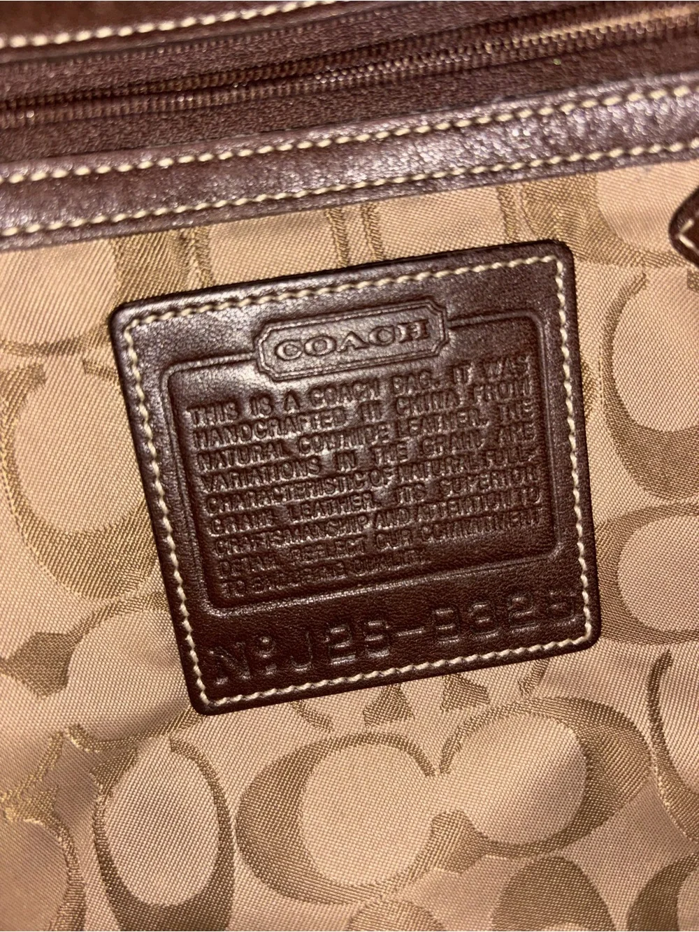 Coach Leather Crossbody Bag - Brown